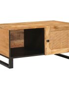 vidaXL Масичка за кафе Естествен 80 x 50 x 40 cm Солидно мангово дърво