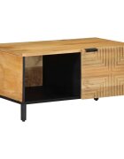 vidaXL Масичка за кафе кафява 80x50x40 cm Масивна дървесина Манго