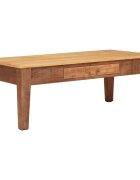 vidaXL Масичка за кафе Кафяво 110 x 55 x 40 cm Солидно мангово дърво