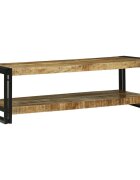 vidaXL Масичка за кафе Кафяво 120 x 50 x 38 см Солидно мангово дърво