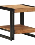 vidaXL Масичка за кафе Кафяво 40 x 40 x 38 cm Солидно акациево дърво
