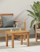 vidaXL Масичка за кафе Кафяво 50 x 35 x 36 cm Солидно тиково дърво