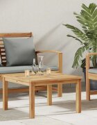 vidaXL Масичка за кафе Кафяво 60 x 60 x 36 cm Солидно тиково дърво