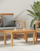 vidaXL Масичка за кафе Кафяво 70 x 40 x 36 cm Солидно тиково дърво