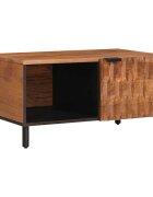 vidaXL Масичка за кафе Кафяво 80 x 50 x 40 cm Солидно мангово дърво