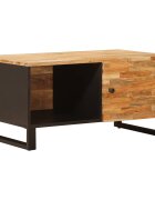 vidaXL Масичка за кафе Кафяво 80 x 50 x 40 cm Солидно мангово дърво