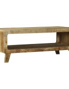 vidaXL Масичка за кафе Кафяво 90 x 50 x 35 cm Солидно мангово дърво
