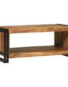 vidaXL Масичка за кафе Кафяво 90 x 50 x 38 см Солидно акациево дърво