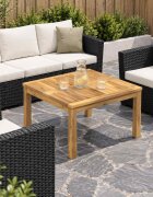 vidaXL Масичка за кафе LAREN Бяло измиване 60 x 605 x 36 см