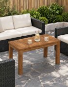 vidaXL Масичка за кафе LAREN Натурално 605 x 30 x 36 см