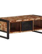 vidaXL Масичка за кафе Multicolour Масивна дървесина Reclaimed