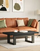 vidaXL Масичка за кафе NOAIN Черно 119 x 60 x 40 см