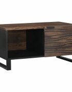 vidaXL Масичка за кафе Орех 80 x 50 x 40 cm Инженерна дървесина