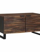 vidaXL Масичка за кафе Орех 80 x 50 x 40 cm Инженерна дървесина