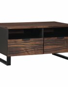 vidaXL Масичка за кафе Орех 80 x 54 x 40 см Инженерна дървесина