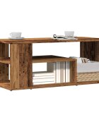 vidaXL Масичка за кафе от старо дърво 100x50x40 cm Инженерна дървесина