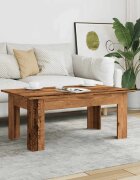 vidaXL Масичка за кафе от старо дърво 100x60x42 cm Инженерна дървесина