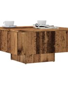 vidaXL Масичка за кафе от старо дърво 60x60x315cm Инженерна дървесина