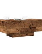 vidaXL Масичка за кафе от старо дърво 85x55x31 cm Инженерна дървесина