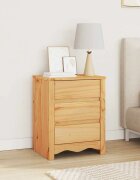 vidaXL Масичка за кафе с чекмедже Drammen Дъб 45 x 35 x 56 см