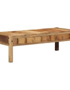 vidaXL Масичка за кафе с чекмедже Кафяво 110 x 54 x 35 см