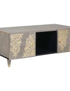 vidaXL Масичка за кафе Сив Размер 100 x 54 x 40 см