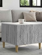 vidaXL Масичка за кафе Сив Сонома 50 x 49 x 40 см Инженерна дървесина