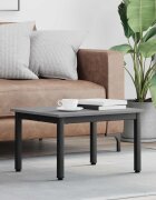 vidaXL Масичка за кафе Сив Сонома 60 x 50 x 36 см Инженерна дървесина