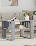 vidaXL Масичка за кафе Сив Сонома 66 x 495 x 45 см