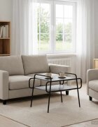 vidaXL Масичка за кафе Сив Сонома 70 x 50 x 51 см Инженерна дървесина