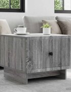 vidaXL Масичка за кафе Сива сонома 49 x 50 x 40 см Инженерна дървесина