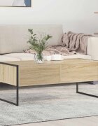 vidaXL Масичка за кафе Сонома 100 x 46 x 40 см Инженерна дървесина
