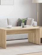 vidaXL Масичка за кафе Сонома дъб 1015 x 50 x 37 см
