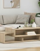 vidaXL Масичка за кафе Сонома дъб 105 x 50 x 325 см