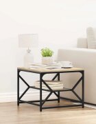 vidaXL Масичка за кафе Сонома дъб 51 x 50 x 40 см
