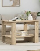 vidaXL Масичка за кафе Сонома дъб 72 x 50 x 50 см Инженерна дървесина