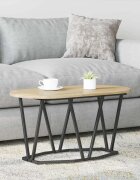 vidaXL Масичка за кафе Сонома дъб 80 x 40 x 40.5 см