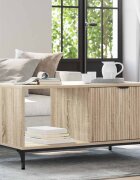vidaXL Масичка за кафе Сонома дъб 90 x 49 x 46 см Инженерна дървесина