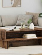 vidaXL Масичка за кафе Старо дърво 100 x 46 x 35 см