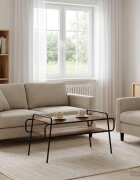 vidaXL Масичка за кафе Старо дърво 100 x 50 x 51 см