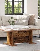 vidaXL Масичка за кафе Старо дърво 103.5 x 60 x 40 см