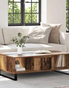 vidaXL Масичка за кафе Старо дърво 104 x 60 x 35 см