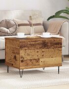 vidaXL Масичка за кафе Старо дърво 60 x 445 x 45 см