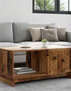 vidaXL Масичка за кафе Старо дърво 90 x 50 x 40 cm Инженерна дървесина