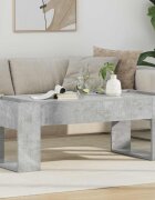 vidaXL Масичка за кафе Циментено сиво 110 x 50 x 41 см