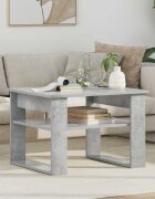 vidaXL Масичка за кафе Циментено сиво 64 x 54 x 44 см
