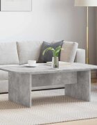 vidaXL Масичка за кафе Циментено сиво 93 x 53 x 33 см