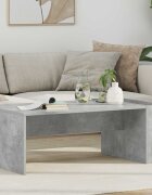 vidaXL Масичка за кафе Циментено сиво 95 x 50 x 34 см