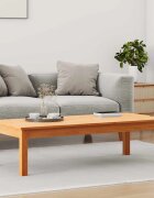 vidaXL Масичка за кафе Восъчнокафяво 110 x 50 x 30 cm
