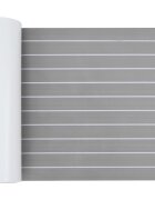 vidaXL Мат за лодки На райета Светлосив и бял 240 x 60 cm EVA